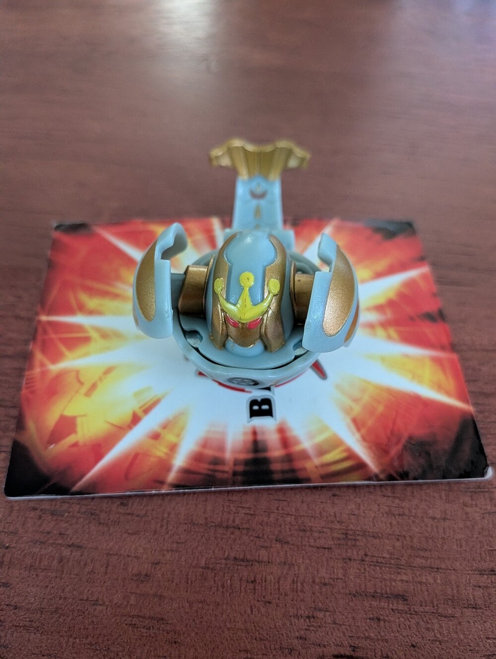 Bakugan Haos Sirenoid Gray 490G Battle Brawler Toy Figure